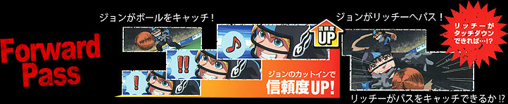 フォーワードパス演出
