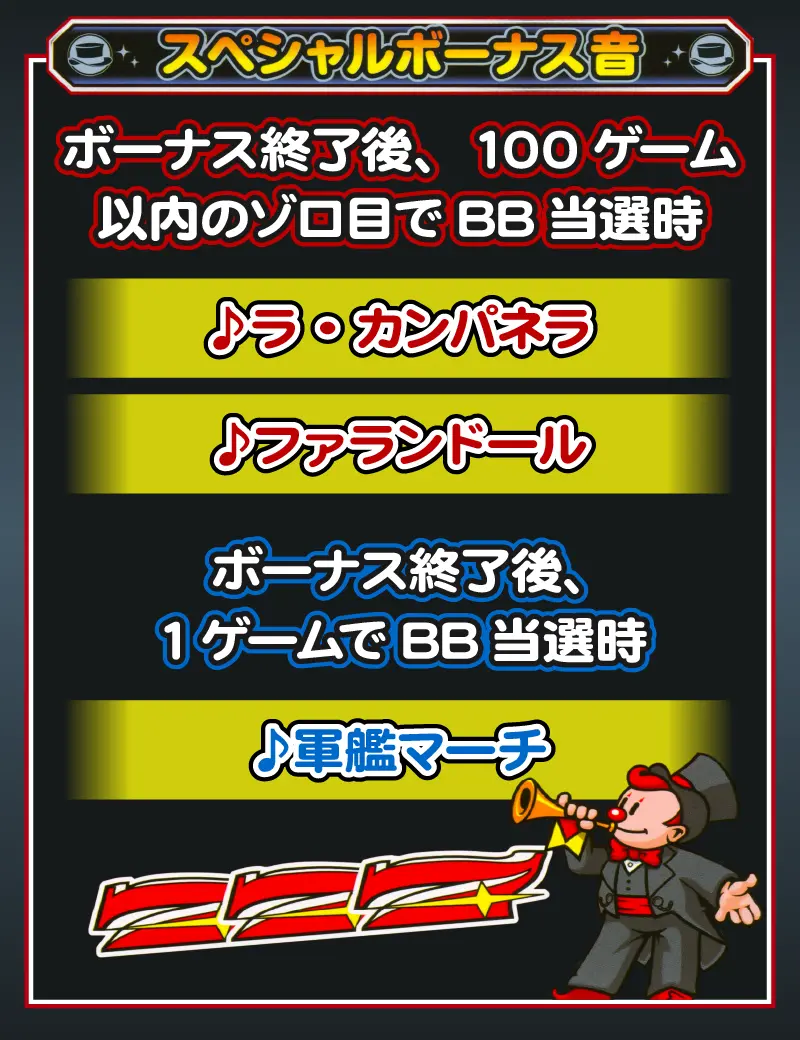 スペシャルボーナス音